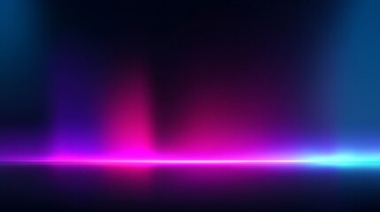 Vibrant gradient background blending dynamic colors, transitioning from cool blue to pink and dark purple,