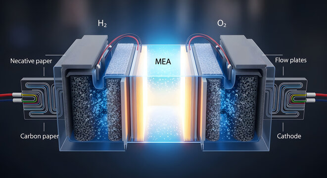 Innovative Hydrogen Fuel Cell Design for Clean Energy Power Generation