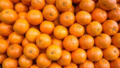 fresh oranges on the market