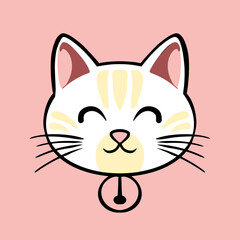 Adorable Cat Cartoon Character