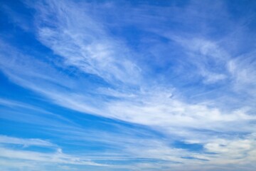 Naklejka premium Sky Replacement Deep Blue Sky And Clouds