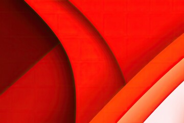 Abstract red curves