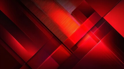 Abstract red geometric composition with futuristic speed technology design, dynamic vector illustration featuring modern shapes, high-tech background patterns, and digital motion elements for innovati
