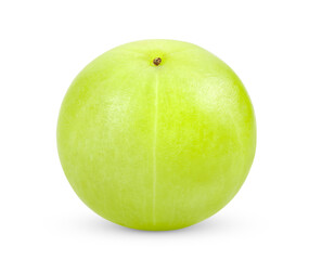 Fresh Indian gooseberries on transparent png ( Image from camera)