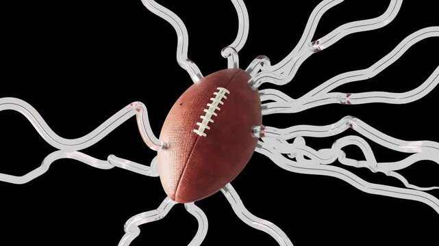 football sport looping animation opening
