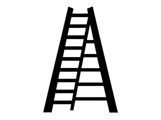 ladder silhouette vector,ladder icon vector