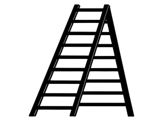 ladder silhouette vector,ladder icon vector