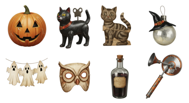 From the Halloween Cabinet of Curiosities: A Vintage Collection