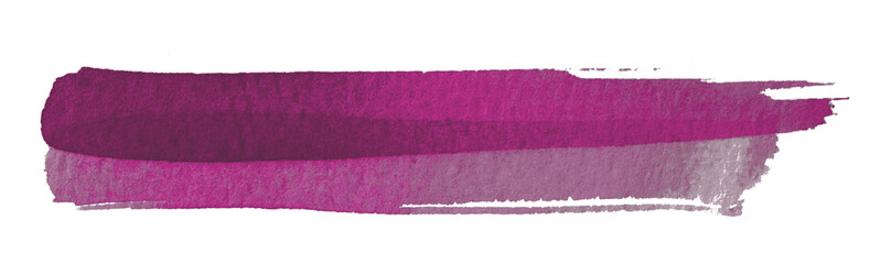 purple watercolor background. Artistic hand paint. Isolated on transparent background.