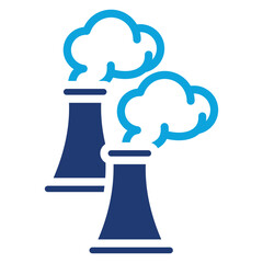 Air Pollution mixed color icon