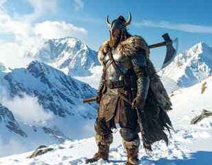 powerful mountain warrior 