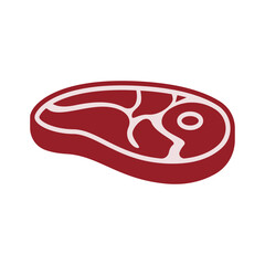 Meat logo  icon illustration