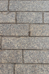 Obraz premium A close-up of stone and other materials, with random shapes arranged in succession to create an interesting design.