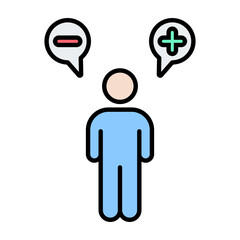 Obraz premium Attitude Icon
