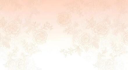 Soft watercolor wash with subtle floral texture and gradient effect