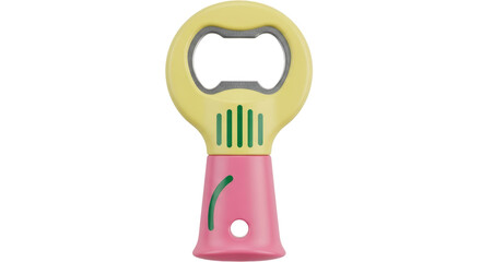 Isolated Bottle Opener