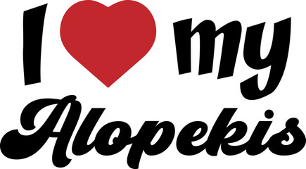 Dog Silhouette Breeds Dog logo text I love my dog