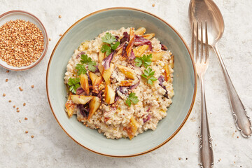 Buckwheat risotto