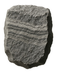 Rough grey rhyolite with banded appearance