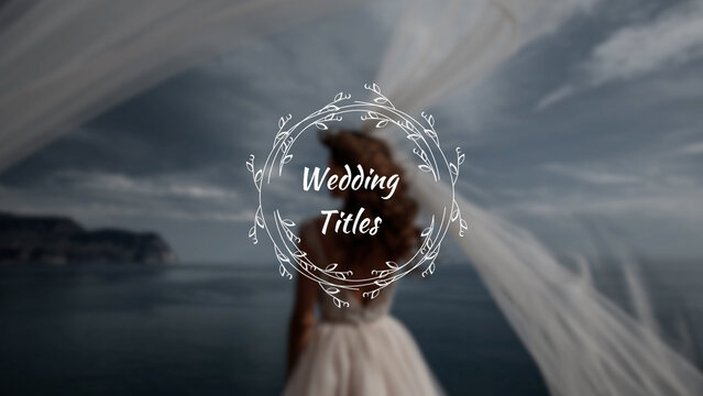 Minimal Wedding Title 01