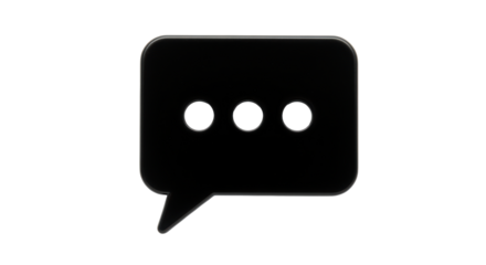 Isolated Dots Chat Bubble
