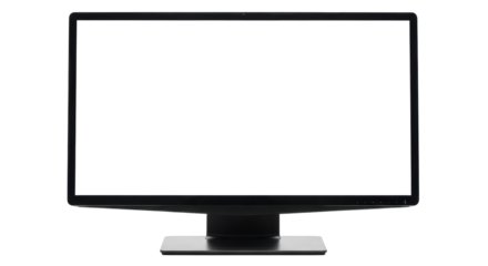 Isolated Computer Monitor