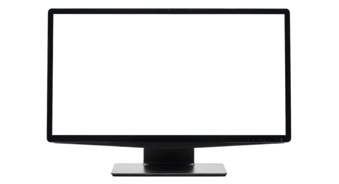 Isolated Computer Monitor