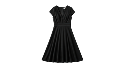 Isolated Black Dress