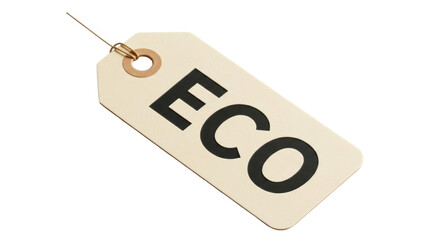 Isolated Eco Tag