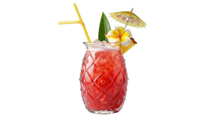 Isolated Tropical Cocktail