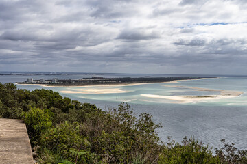 Troia Peninsula or Troia Nature Reserve in Portugal is part of Sado Estuary natural park.
