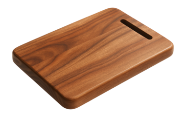 Acacia wood cheese board with knife slot