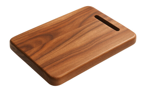 Acacia wood cheese board with knife slot