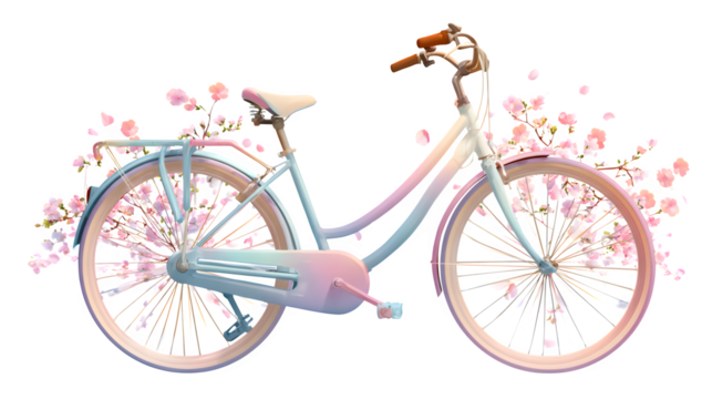 bicycle in the park - Powered by Adobe