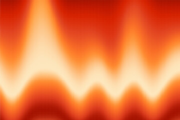 Glowing orange abstract background with soft zigzag light waves and subtle grid, ideal for tech, energy, or promo designs.