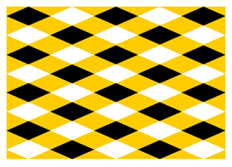 geometric pattern: two tone diamonds on a yellow background 
