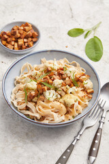 Pasta with sage and cauliflower
