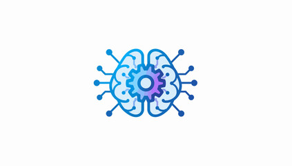 Modern Brain with Integrated Circuitry and Gear