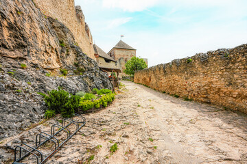 Fortress  Sumeg or Sümeg castle in Hungary near balaton lake in Sumeg
