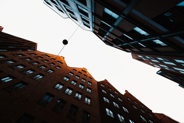 Gdansk with Motlawa river in Poland. New modern architecture in the old part of the city © Zedspider