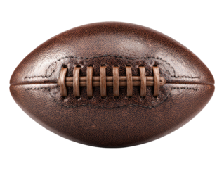 Close-up of vintage football