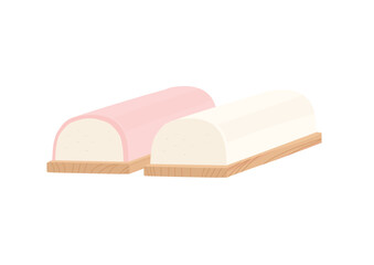 かまぼこ　イラスト