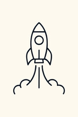  rocket vector illustration