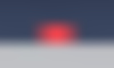 Abstract gradient of soft red glowing light against a blurred dark blue and grey background