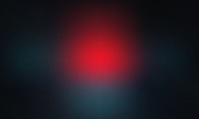 Vibrant red light glowing softly in a dark, moody background.