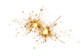 Exploding fireworks display against a black background.  A cluster of sparks and glowing embers, radiating outwards from a central point, creating a dynamic, abstract pattern