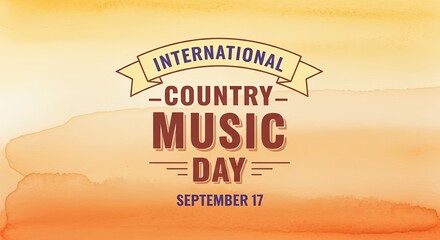 Celebrate International Country Music Day on September 17th with this vibrant illustration