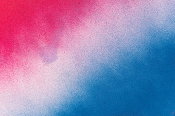 赤と青のスプレー塗料で塗った背景