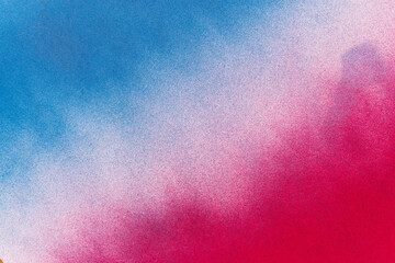 赤と青のスプレー塗料で塗った背景