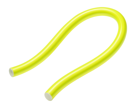 Neon chartreuse flexible tube light